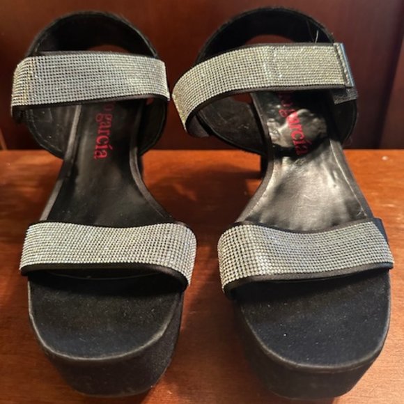 Never worn Black with Rhinestone detailing. - Picture 1 of 9